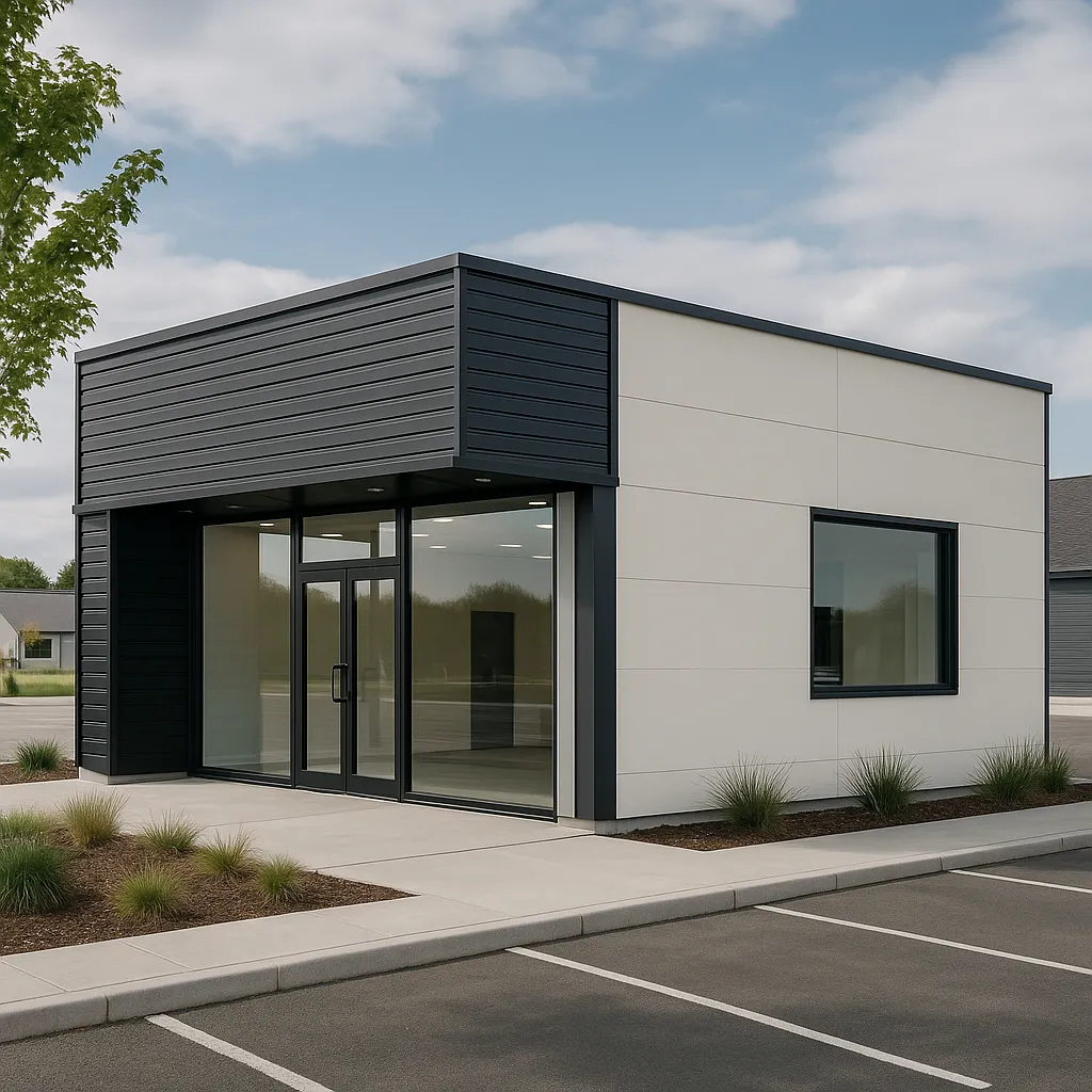 Clădiri comerciale construite cu SIP